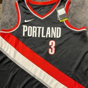 Mens New With Tags Size XL #3 McCOLUM Oregon Trailblazers Nike NBA Jersey.